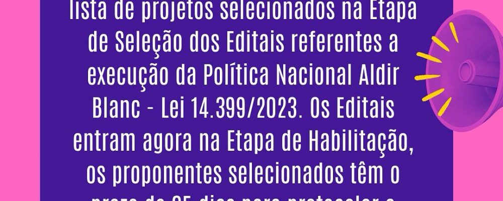 Prefeitura de Paranaguá divulga resultado dos editais da PNAB e seleciona 17 projetos culturais